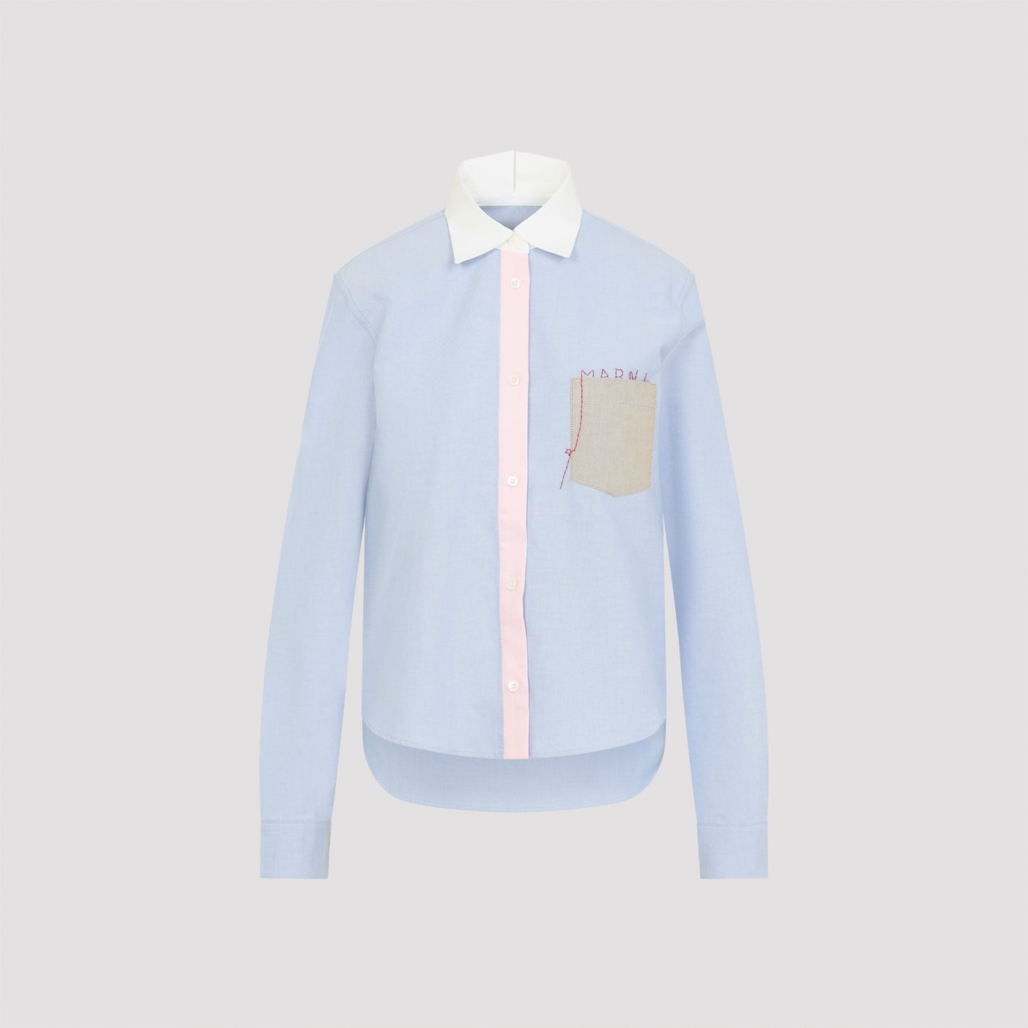 baby shirt with embroidered front pocket-image-1