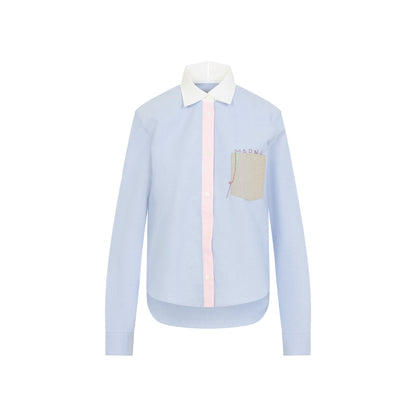 baby shirt with embroidered front pocket-image-2