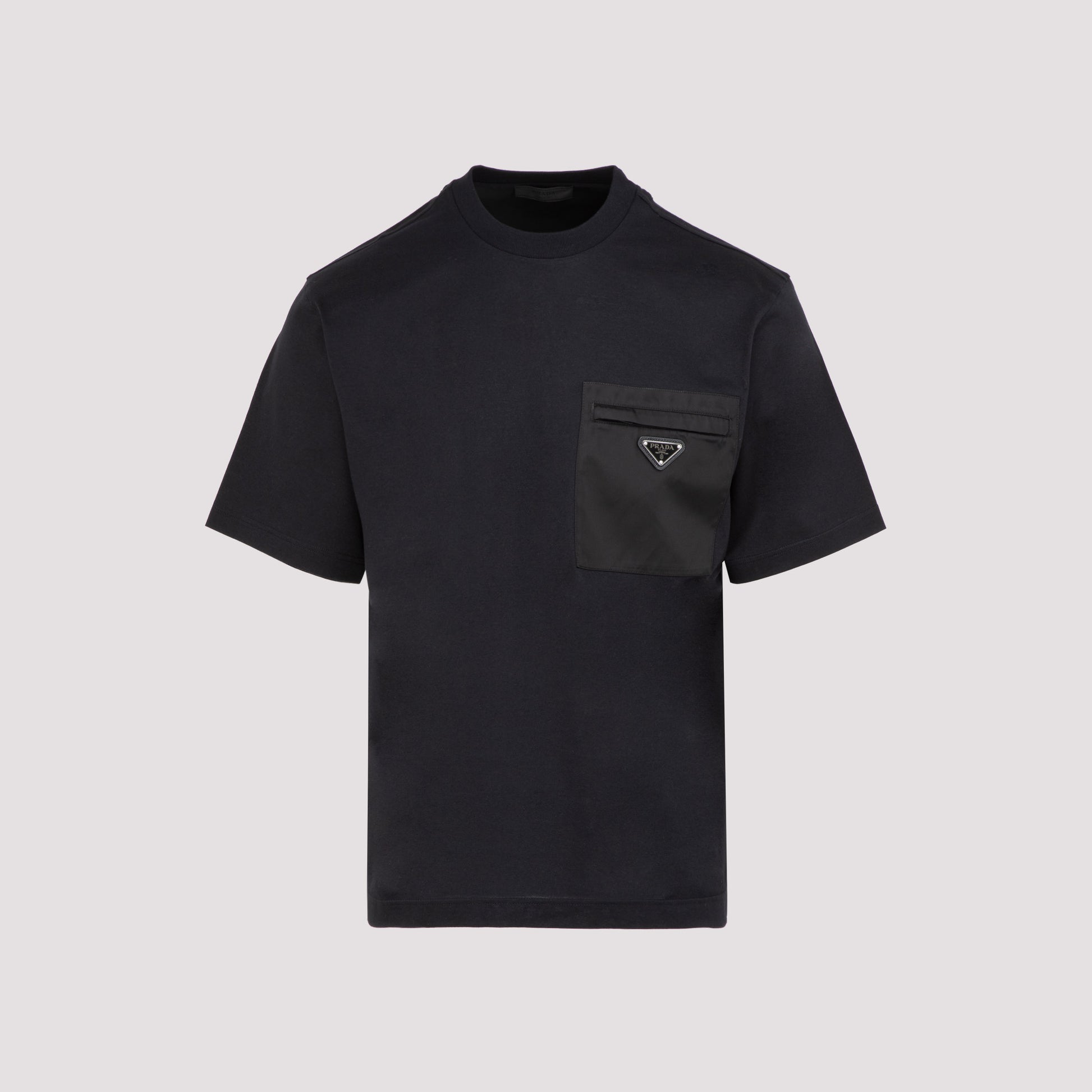t-shirt with nylon pocket-image-1