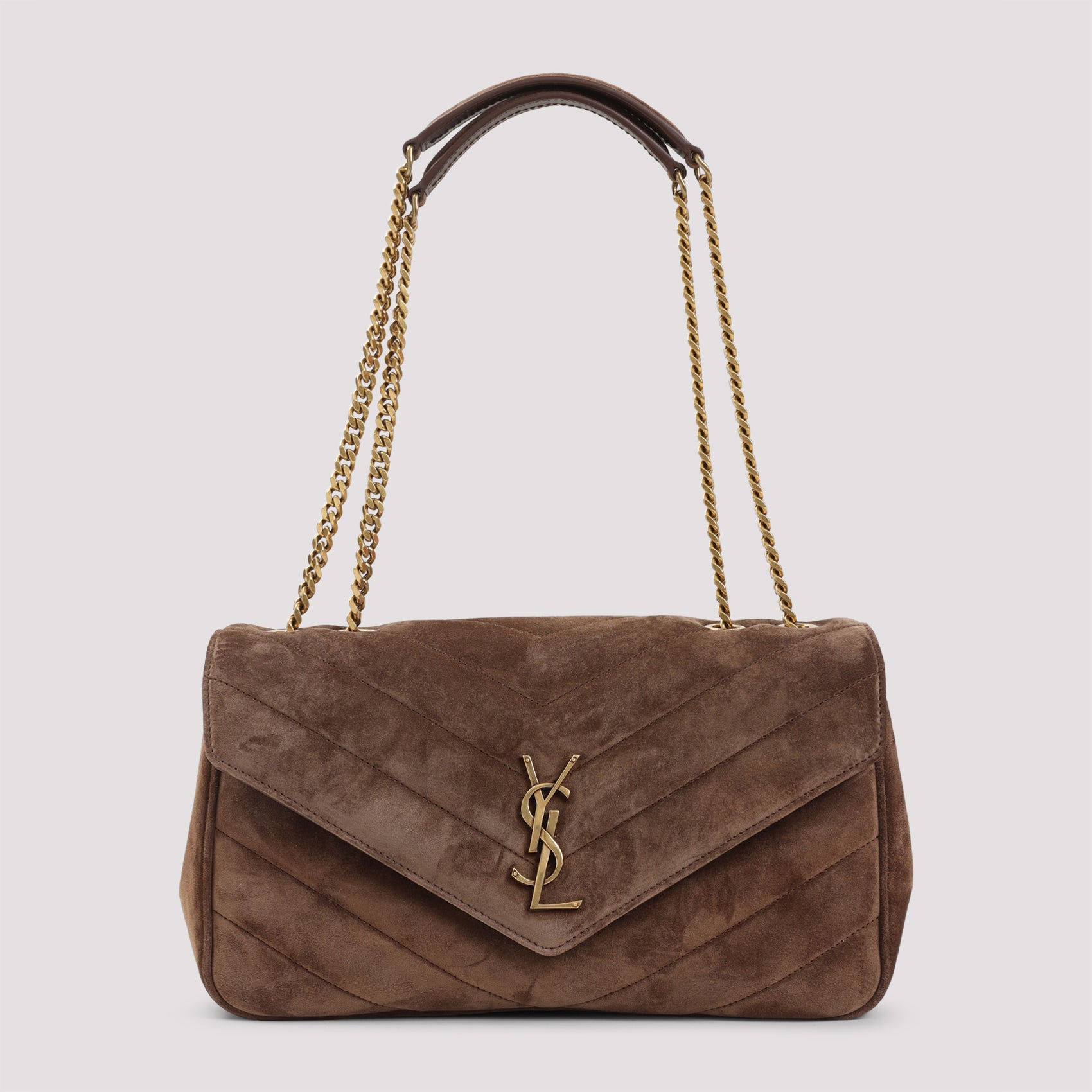 loulou suede calf leather shoulder bag-image-1