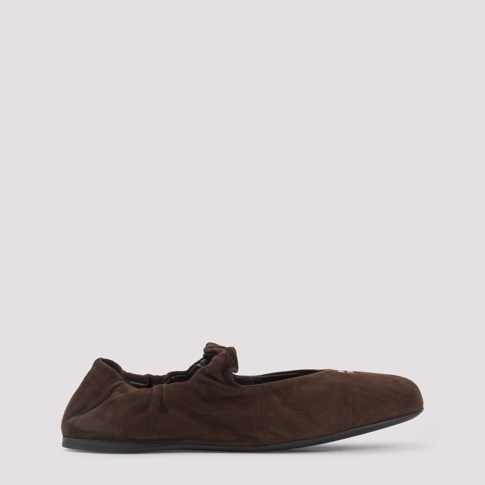 Testa di Moro Brown Lamb Leather Ballerinas