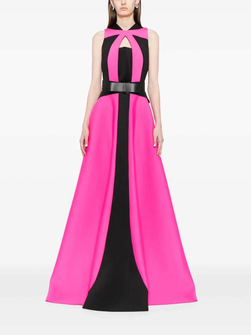 neoprene-dress-with-contrasting-cuts-rtwss24-6