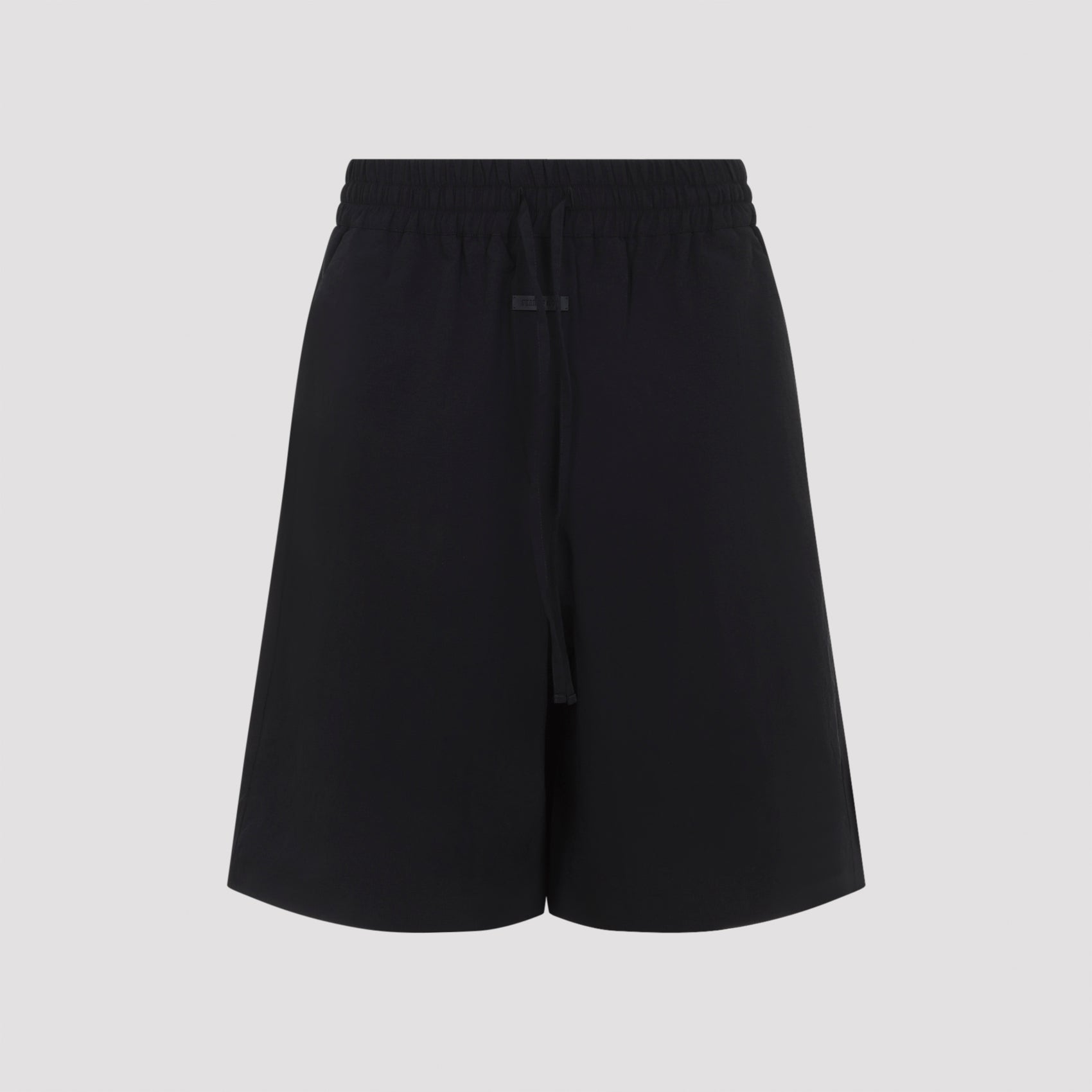 Black Recycled Polyamide Tech Sport Bermuda