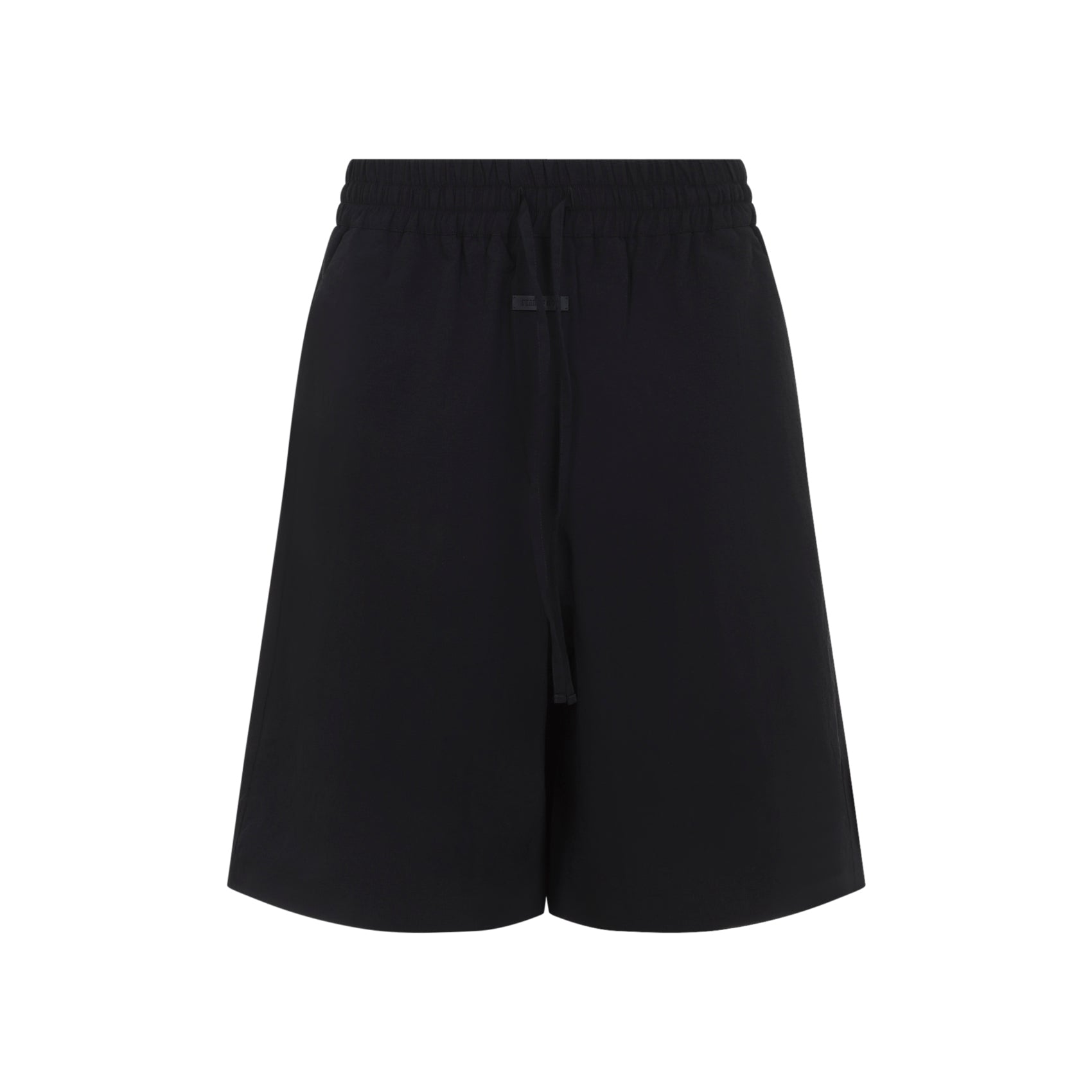 Black Recycled Polyamide Tech Sport Bermuda