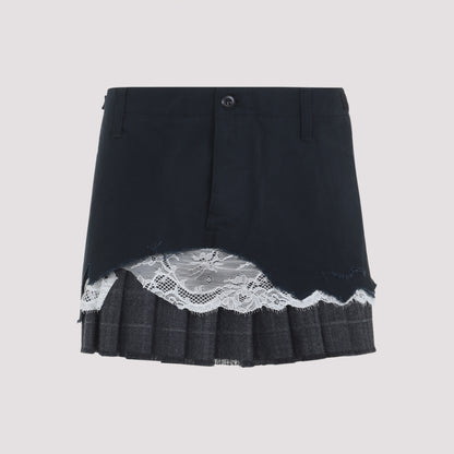 patched cargo midi skirt-image-1