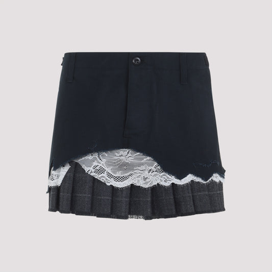 patched cargo midi skirt-image-1