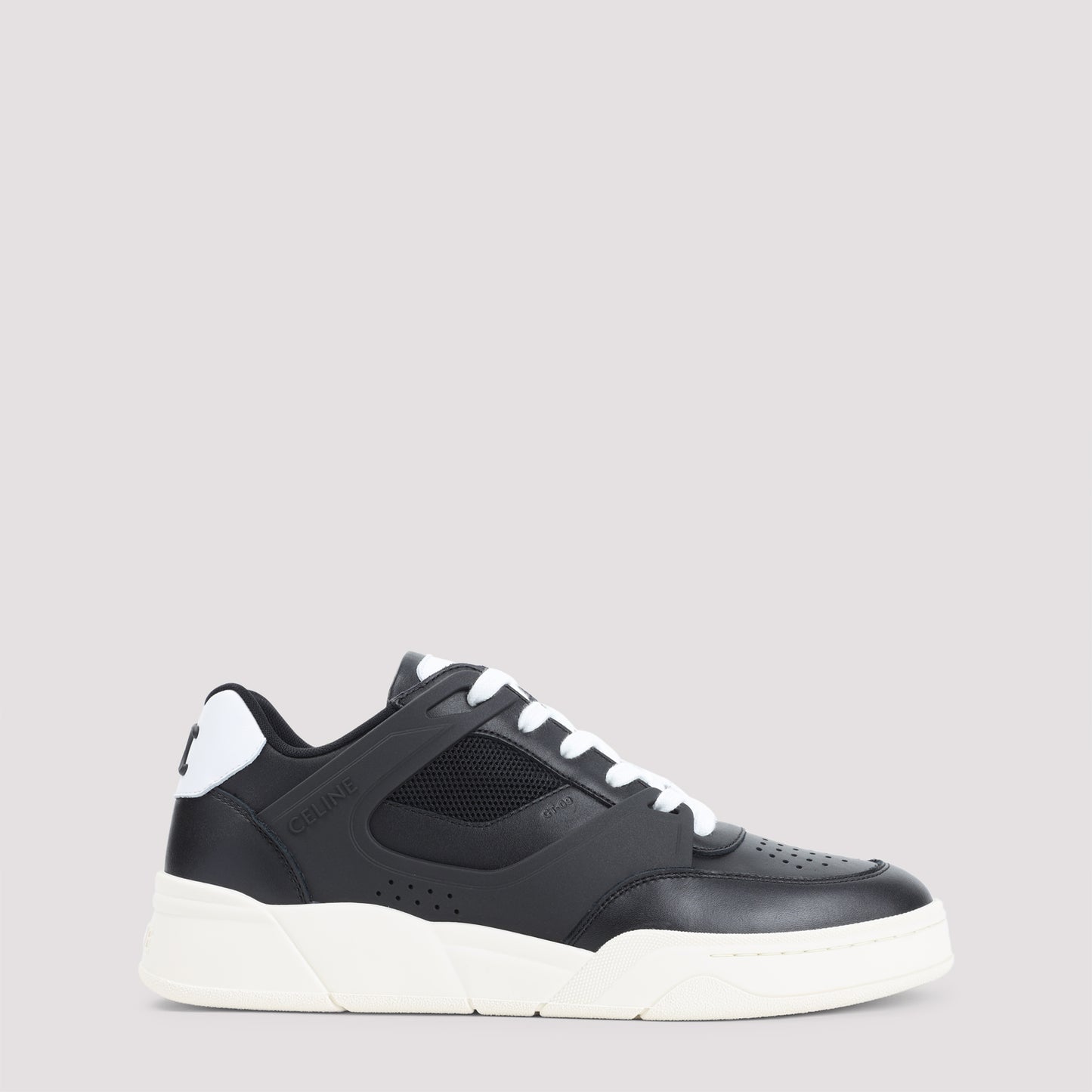ct-09 leather, rubber and mesh sneakers-image-1