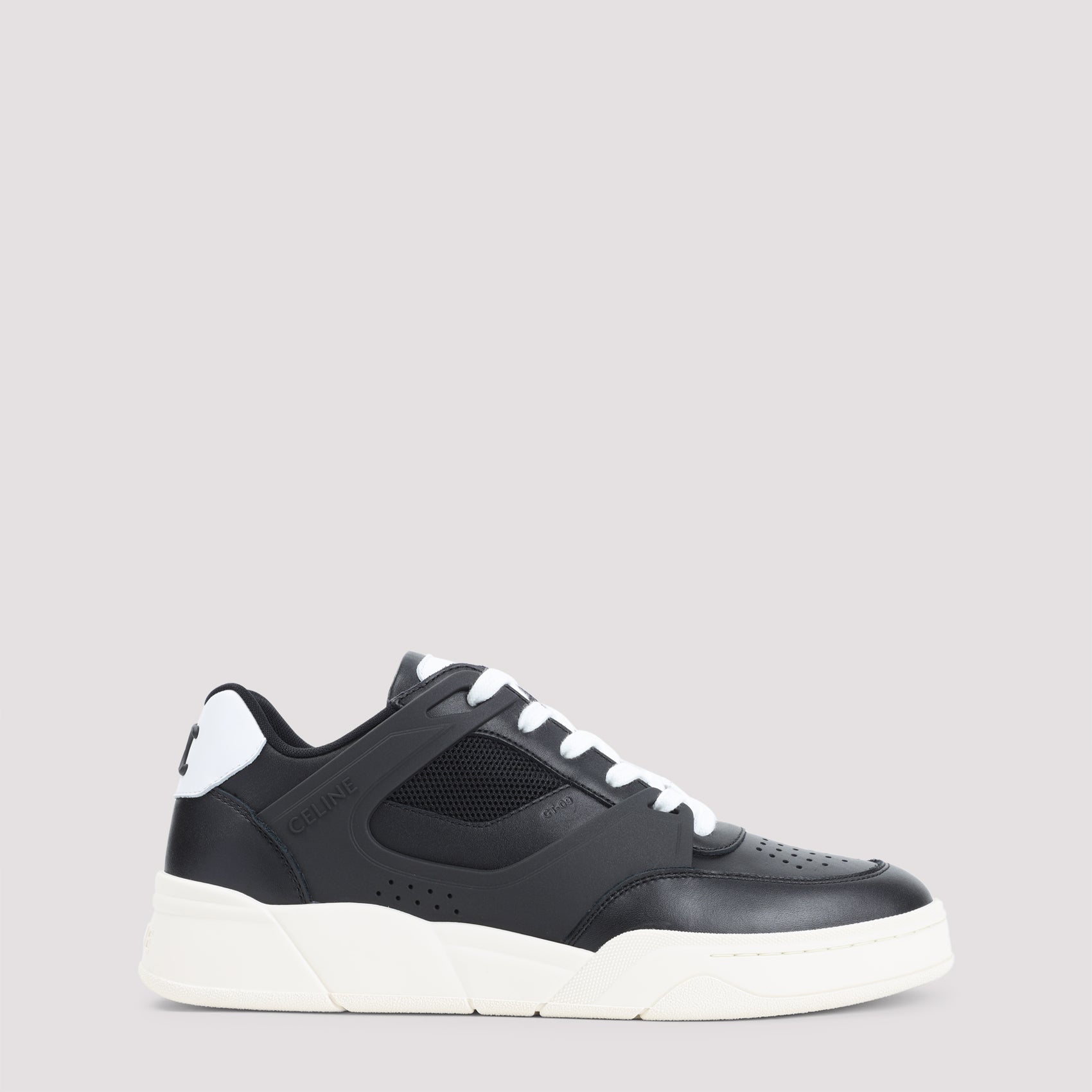 ct-09 leather, rubber and mesh sneakers-image-1