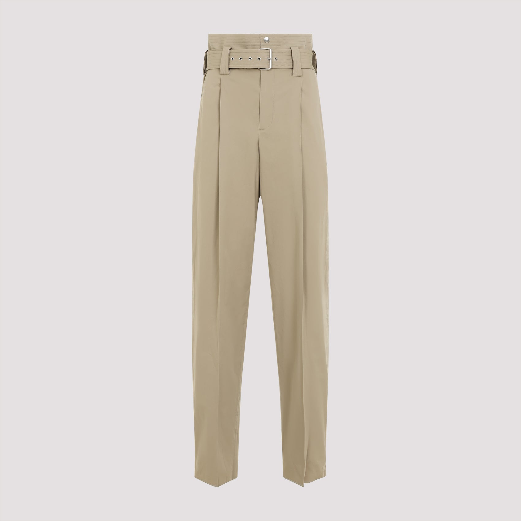 high waist belted trousers-image-1
