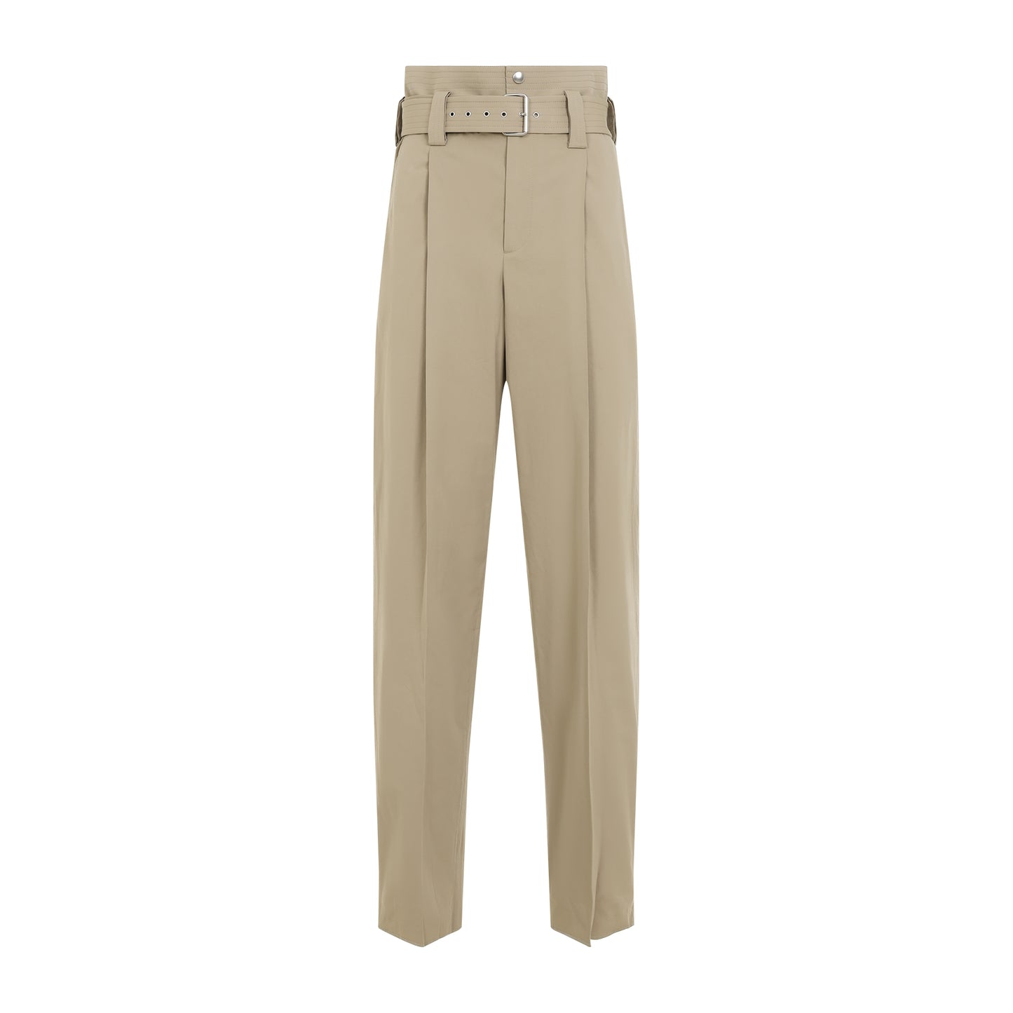 high waist belted trousers-image-2