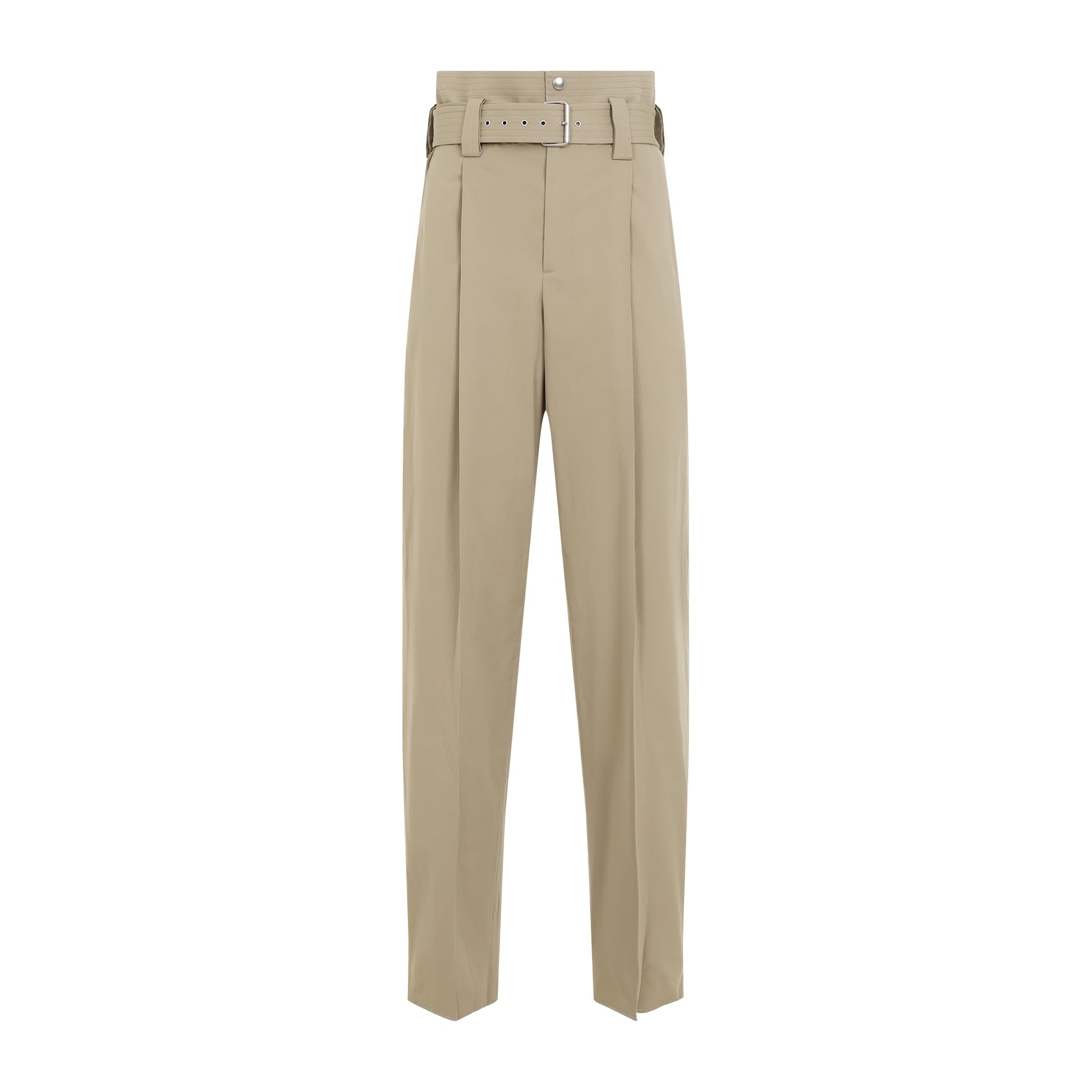 high waist belted trousers-image-2