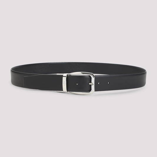 Black Cow Leather Belt
