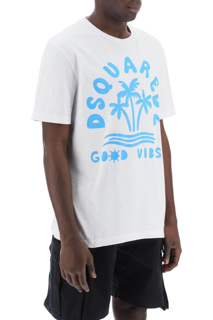 NETDRESSED | DSQUARED2 | T-SHIRT WITH LOGO PRINT