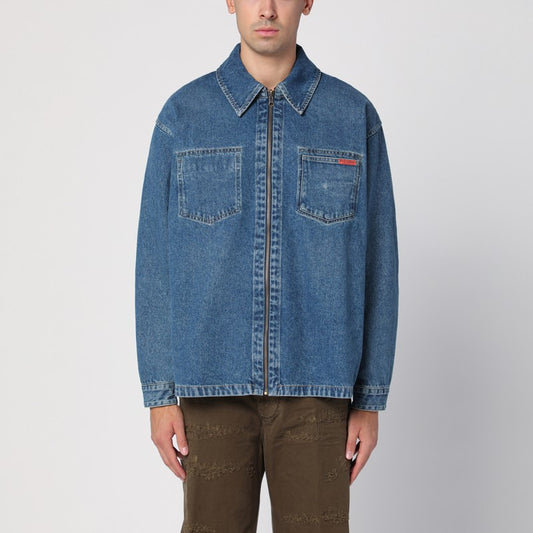 Reversible Denim Zip Jacket