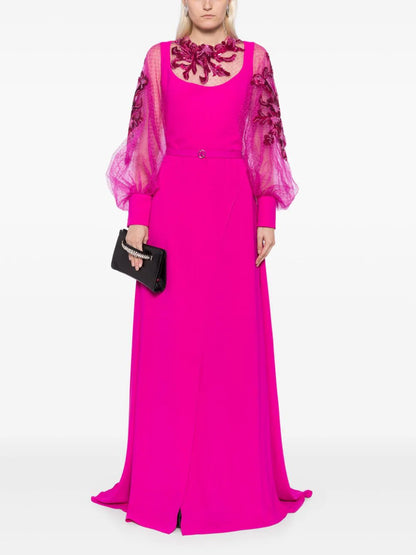 crepe-dress-with-envelope-skirt-and-a-beaded-top-and-sleeves-rtwss24-6