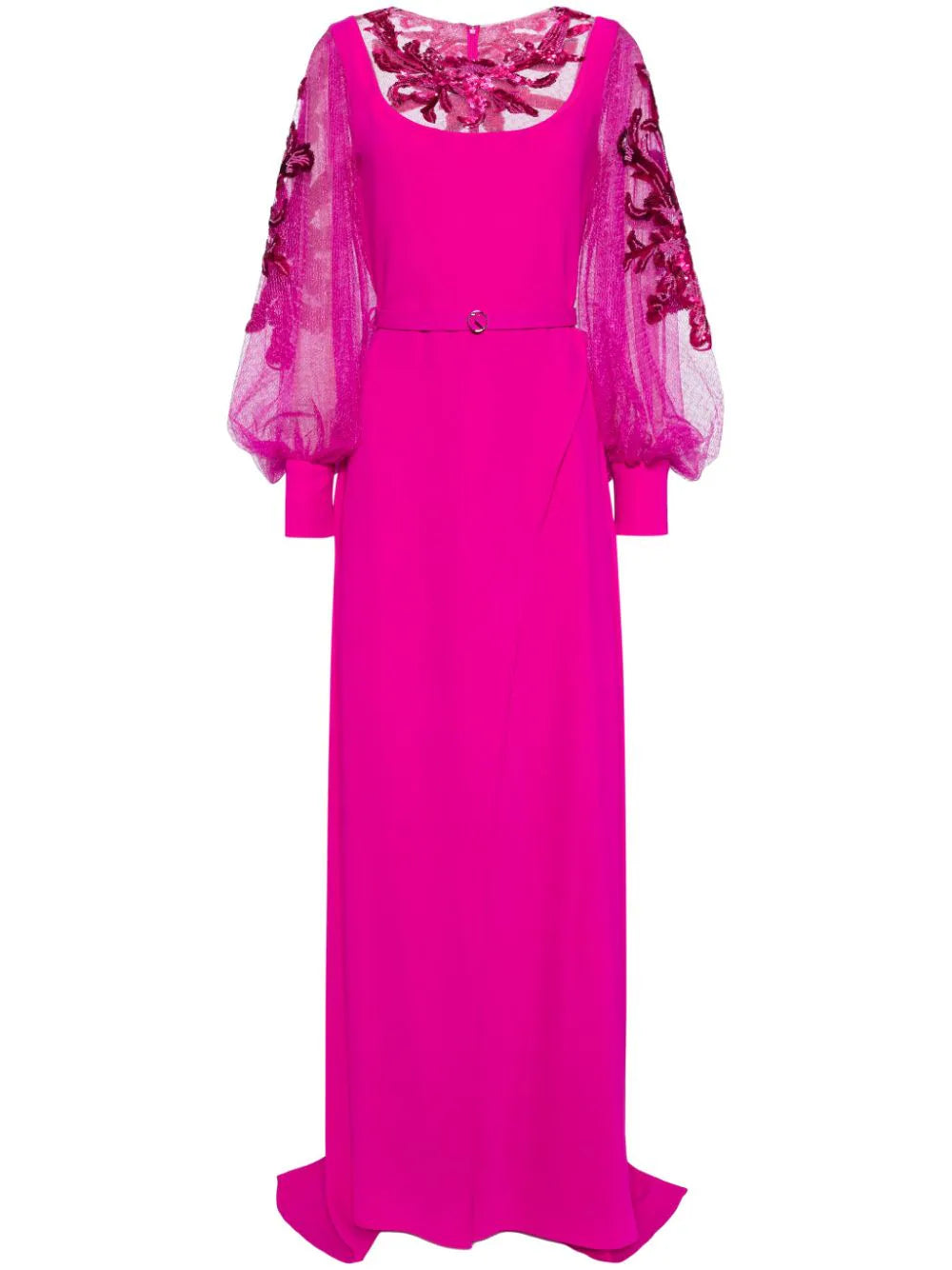 crepe-dress-with-envelope-skirt-and-a-beaded-top-and-sleeves-rtwss24-7