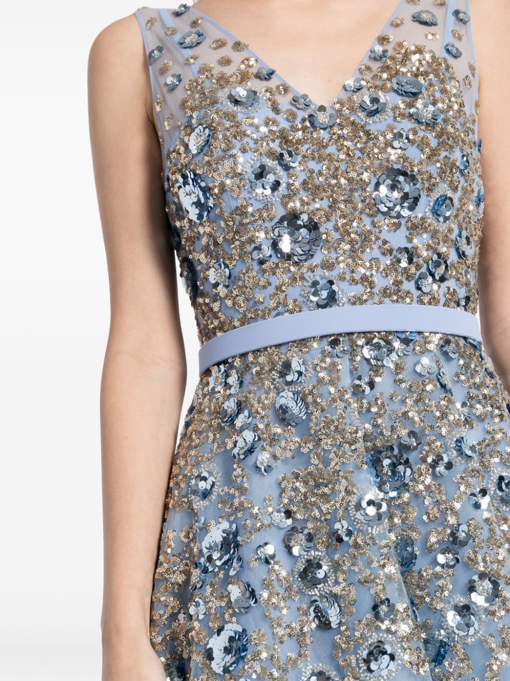tulle,-ankle-length-dress-with-dotted-beading-rtwss24-10