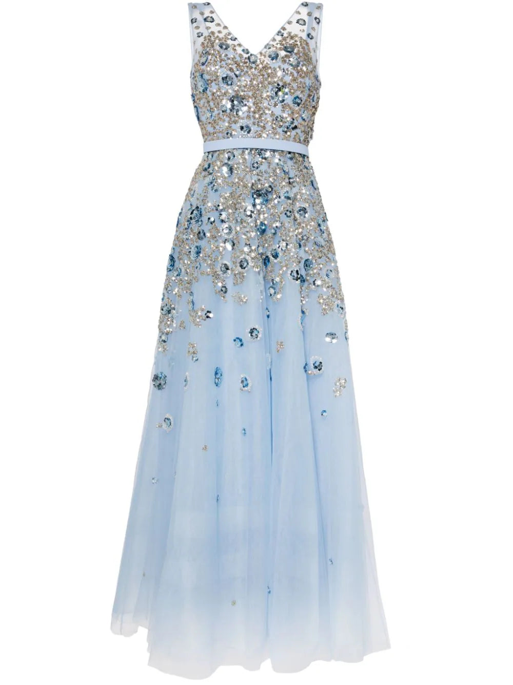 tulle,-ankle-length-dress-with-dotted-beading-rtwss24-7