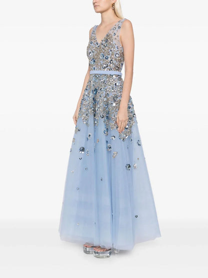 tulle,-ankle-length-dress-with-dotted-beading-rtwss24-8