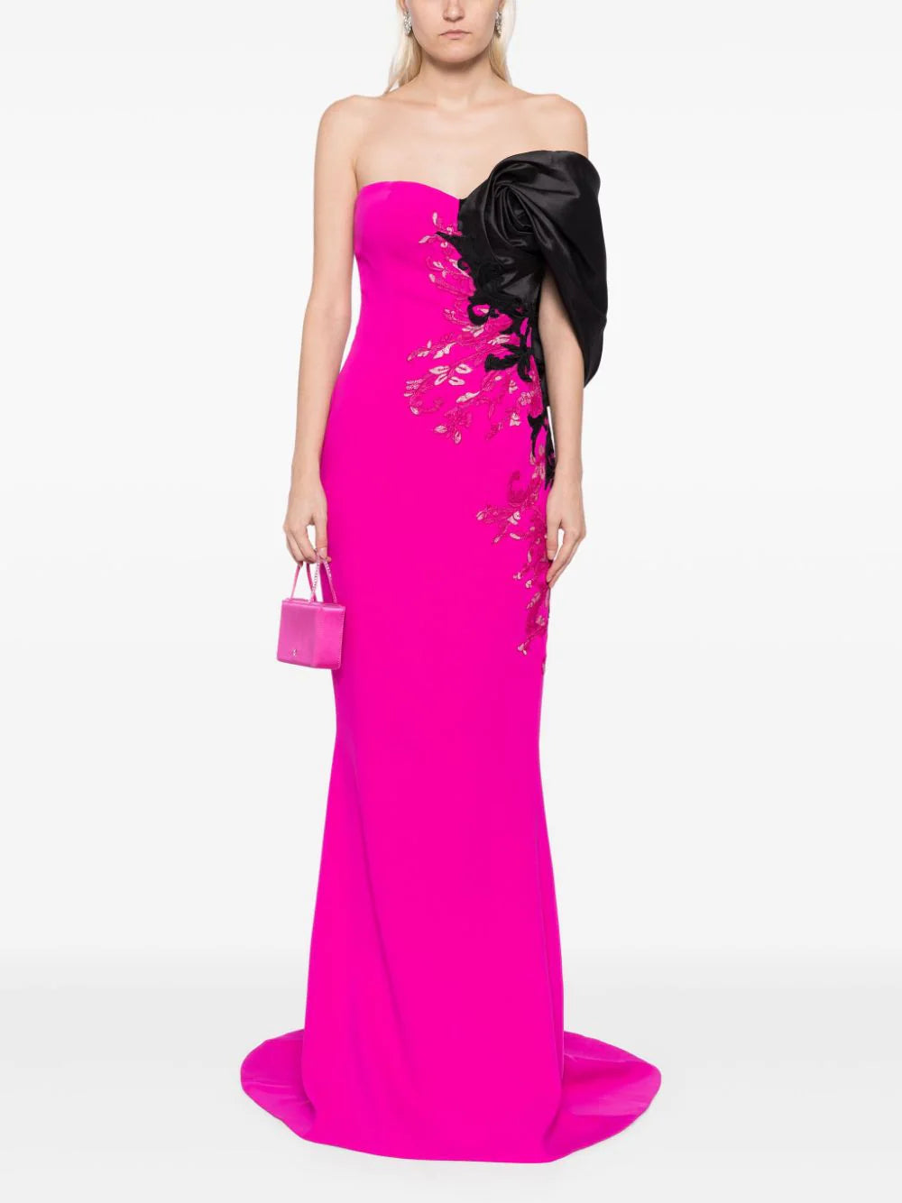 crepe-straight-fit-dress-with-mikado-one-sided,-off-shoulder-sleeve-rtwss24-6