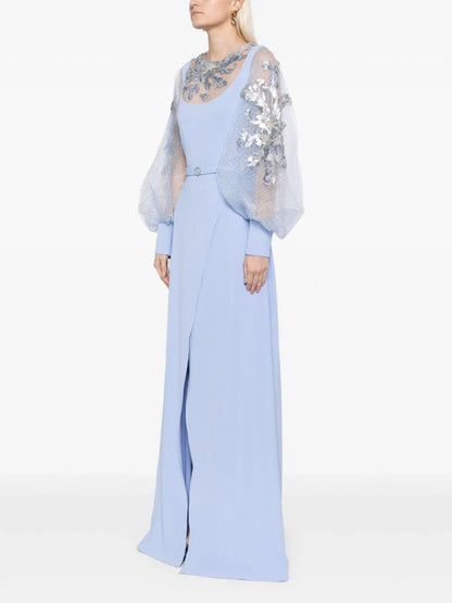 crepe-dress-with-envelope-skirt-and-a-beaded-top-and-sleeves-rtwss24-13