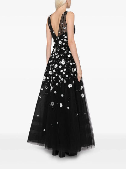 tulle,-ankle-length-dress-with-dotted-beading-rtwss24-14