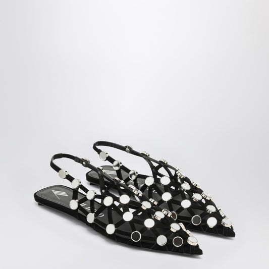 Black Grid Ballerina