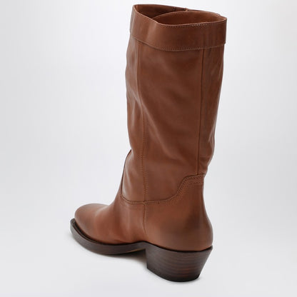 Ademe Havana Leather Biker Boot