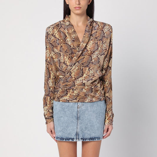 Snake Print Marlin Blouse