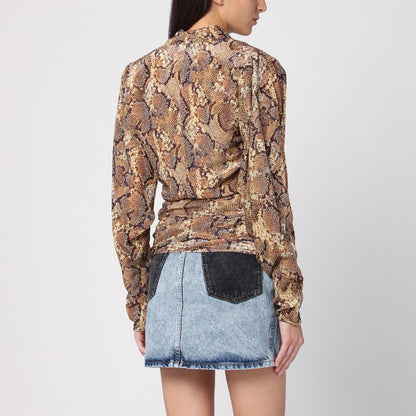 Snake Print Marlin Blouse