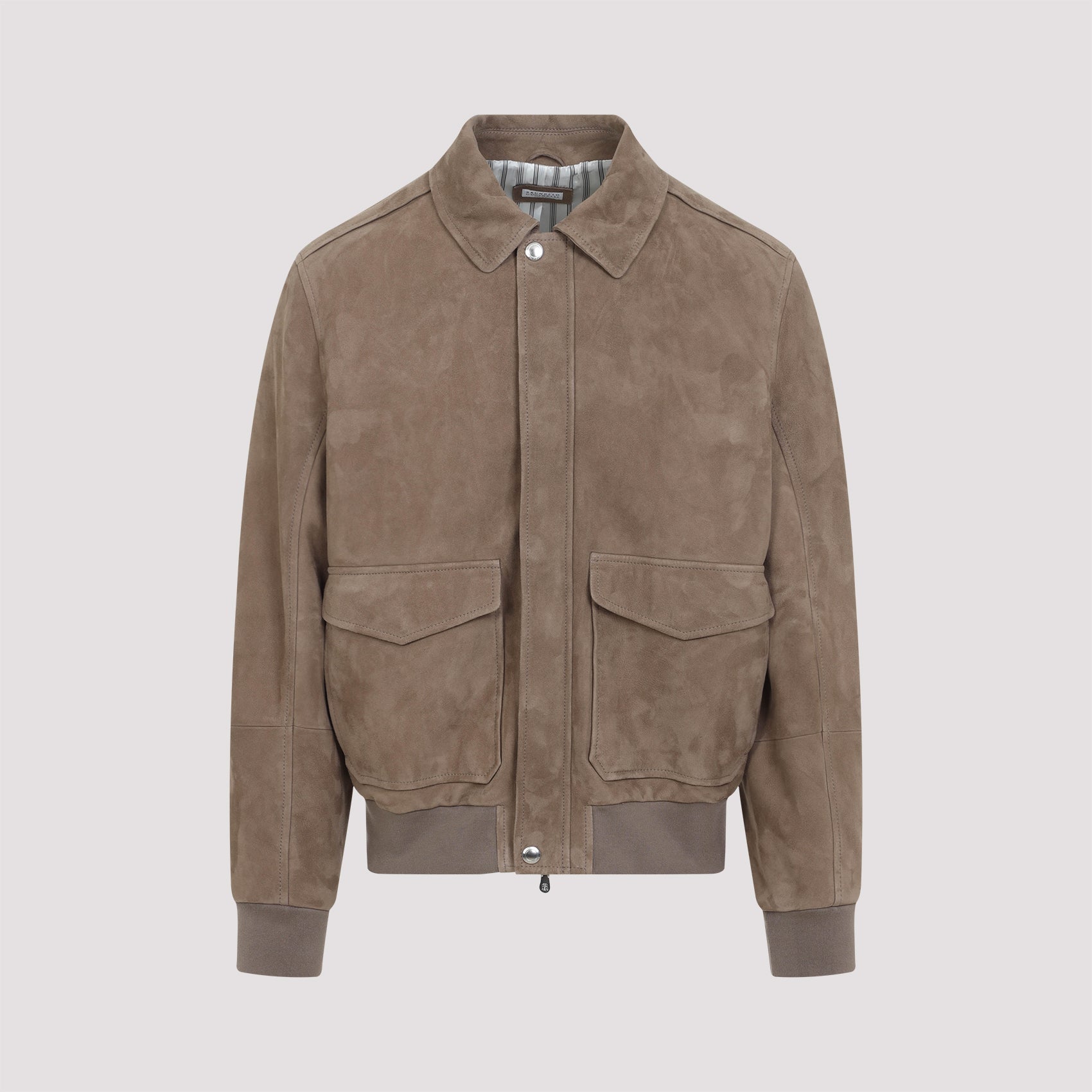 leather bomber jacket-image-1