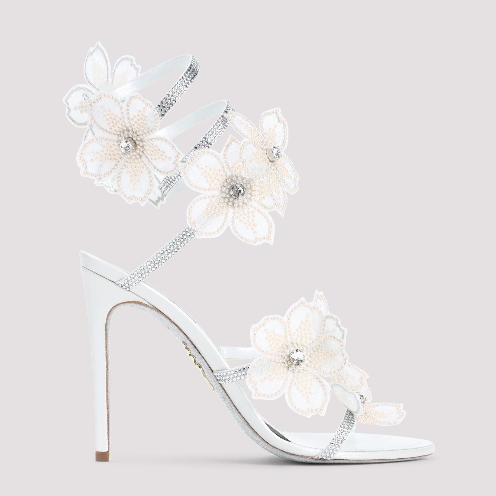 rené caovilla flower sandals-image-1
