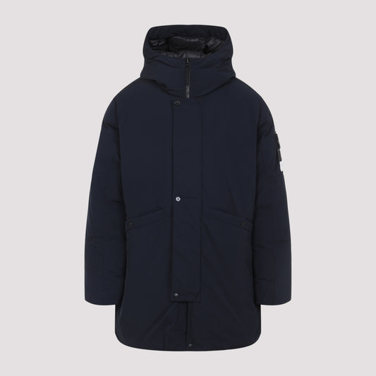 polyester long parka-image-1