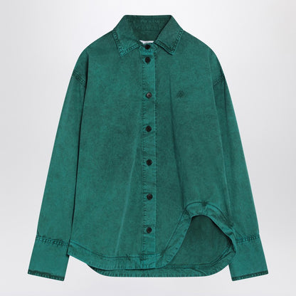 Green Cotton Shirt