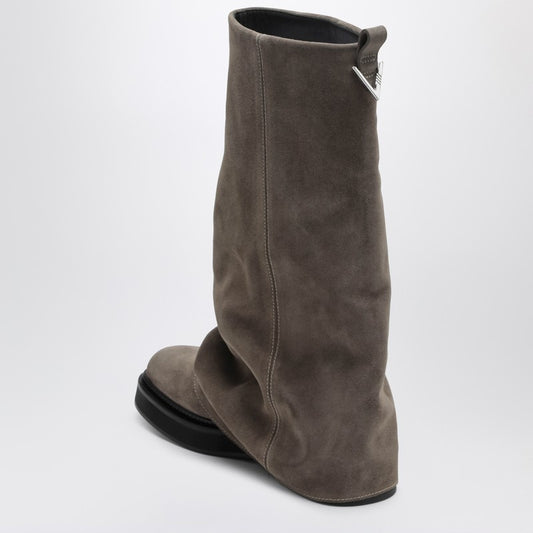 Robin taupe suede Combat boots