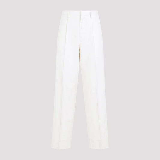cotton cashmere pants-image-1