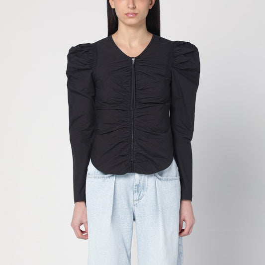 Top Benatea With Black Zip