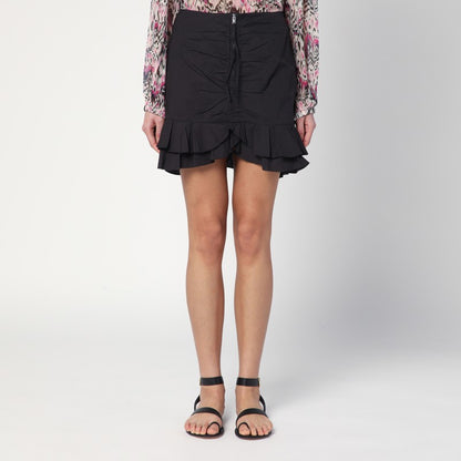 Breenea Mini Skirt With Black Zip