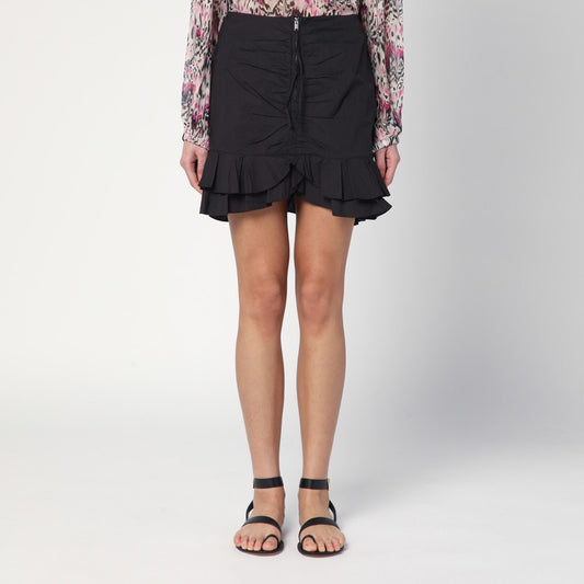 Breenea Mini Skirt With Black Zip