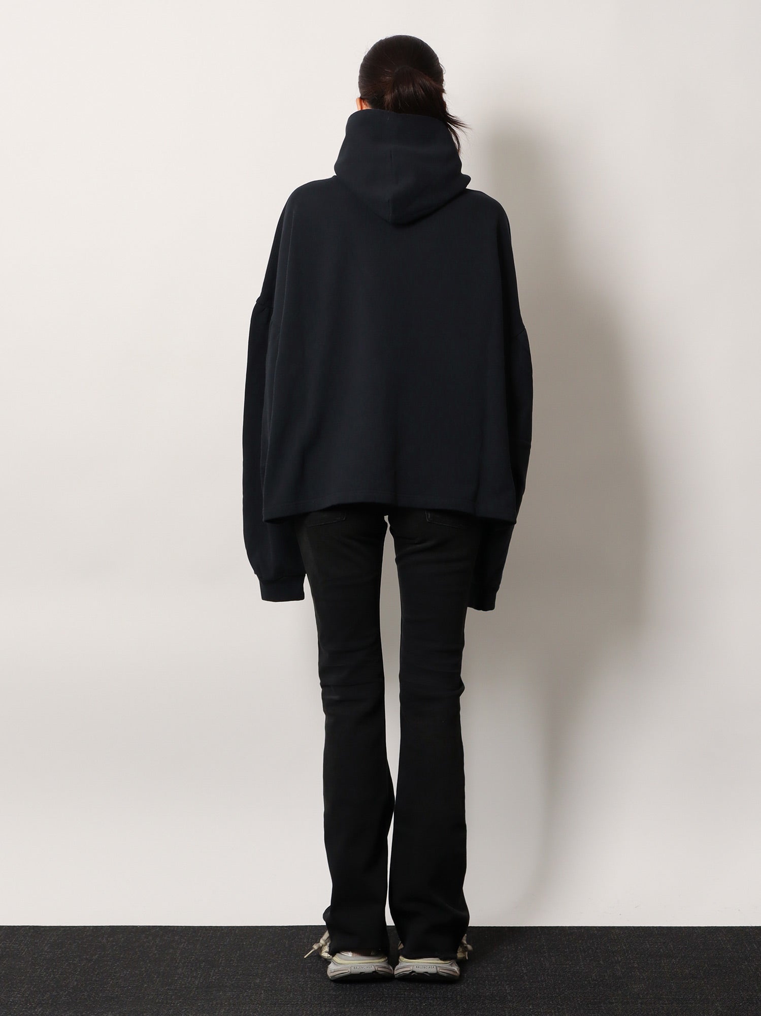 Cropped cotton sweatshirt