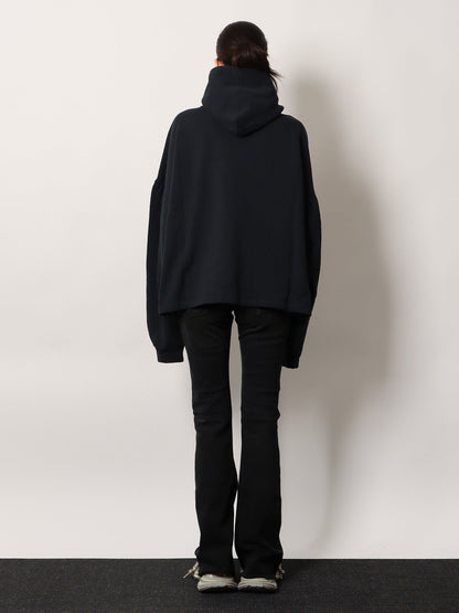 Cropped cotton sweatshirt