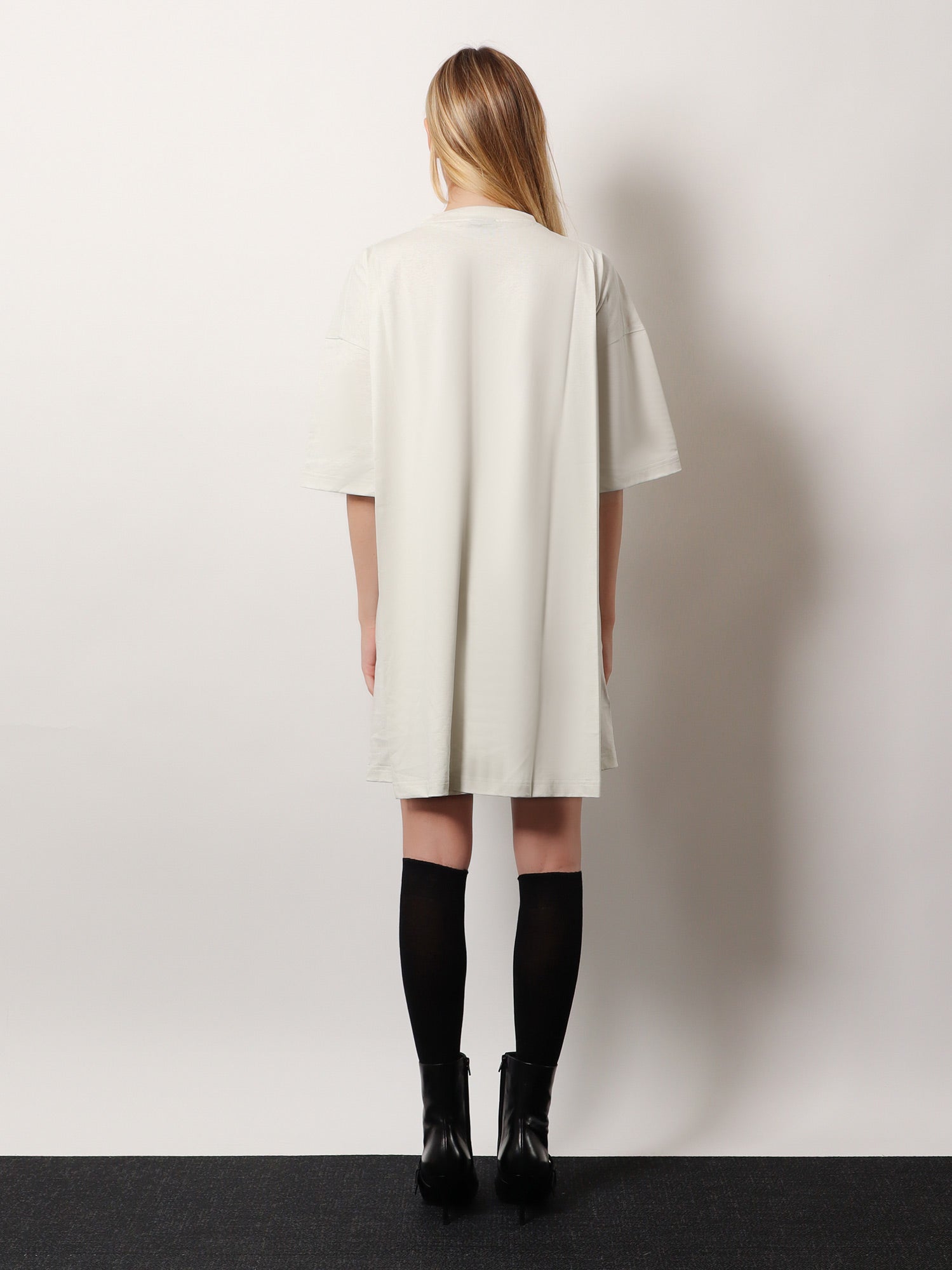 Cotton jersey Semi fitted short dress