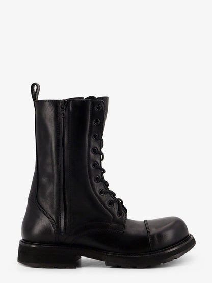 Leather Truck Laceup Boot