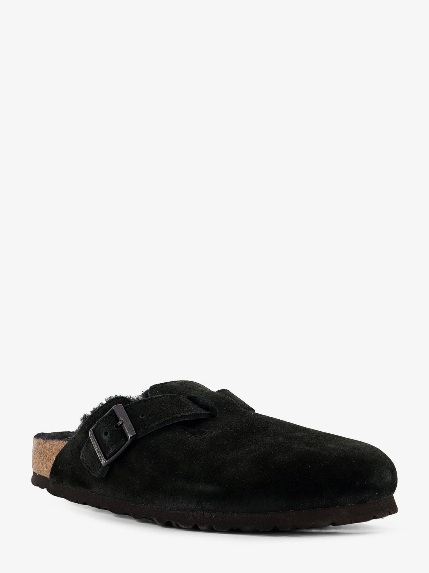 birkenstock-boston-vl/shearling-suede-mule