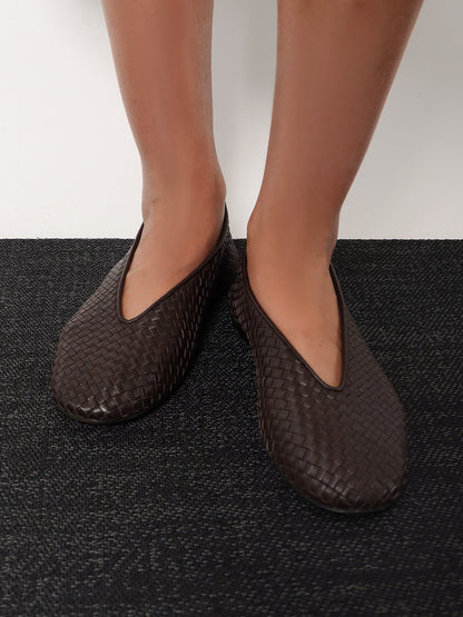 bottega-veneta-rosa-woven-leather-ballerinas