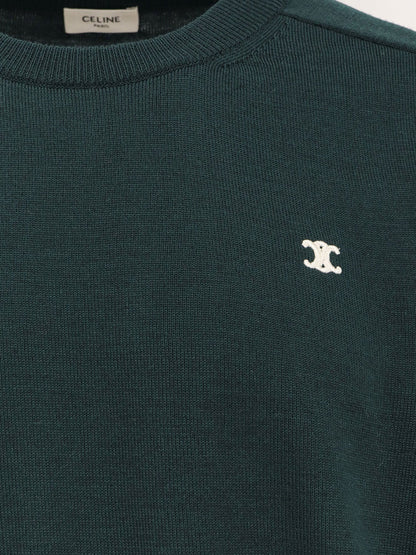 celine-wool-sweater-with-embroidered-logo-on-the-front