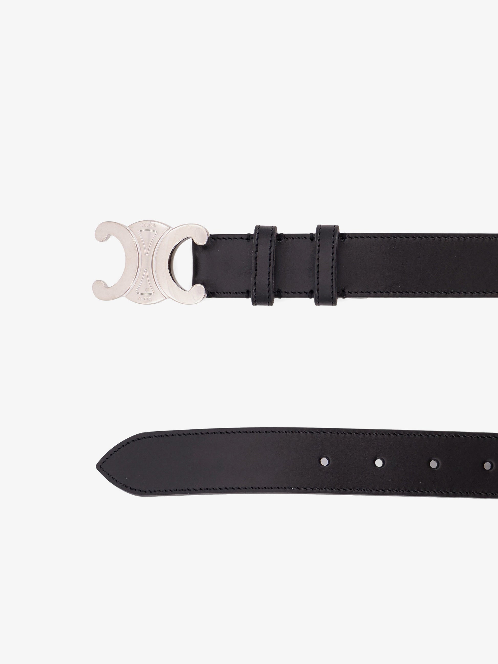 celine-leather-triomphe-belt