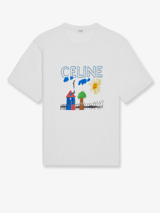 celine-cotton-t-shirt