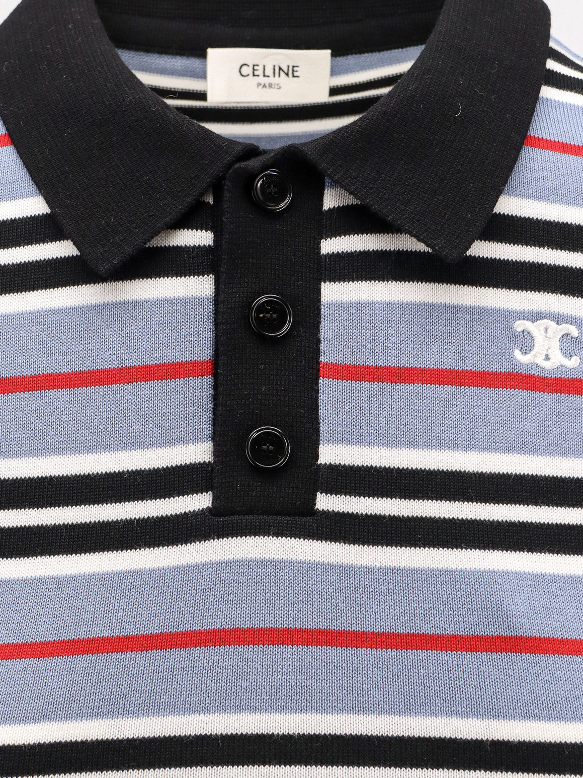 celine-cotton-knit-polo-shirt-with-striped-motif