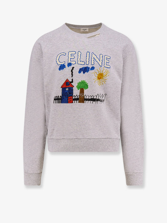celine-cotton-sweatshirt-with-multicolor-print
